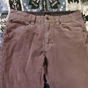 PrAna sustained corduroy pants